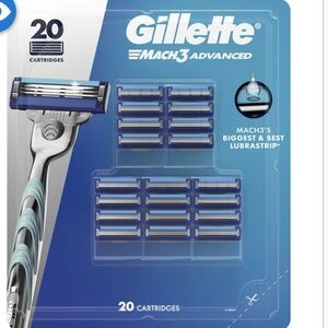 NWT- Ships Free! Mach3 Advanced Cartridges, 20 count